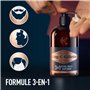 Gillette King C Nettoyant 3-en-1 Pour Barbe, Visage Et Cheveux, Revitalise Et Nettoie En Profondeur, Conçu Pour La Routine De So
