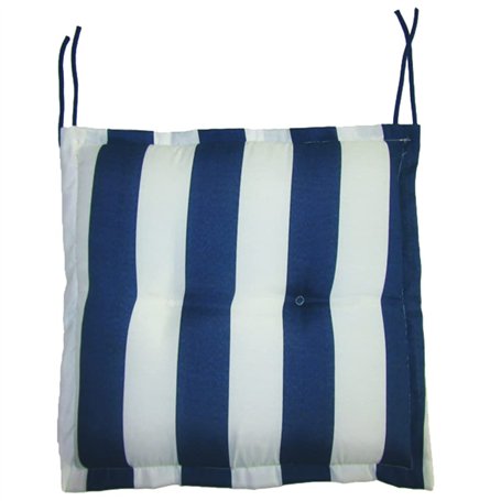 VERDELOOK Coussin de chaise carré à volants