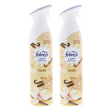 Febreze 2 x désodorisant d'ambiance Vanille 300ml Chaque Combat Les odeurs
