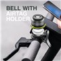 Newrban - Bell with AIRTAG Holder - Sonnette avec logement Airtag (Airtag Non Inclus) - pour Vélo et Trottinette - Compatibilité