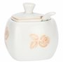 THUN - Mini sucrier en forme de cœur avec cuillère à café - Porcelaine - Collection Bonbonnière - 50 ml - 6 x 8