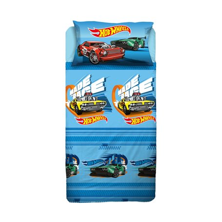 hermet Hotweels Parure de lit Simple pour Enfant