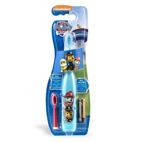 Paw Patrol Cepillo de Dientes Eléctrico con dos cabezales y pila