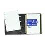 OXFORD Classeur A4+ Dos 35mm 4 Anneaux en D Couverture Carte Noir avec 100 Feuilles Simples Petits Carreaux