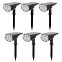 AKTIVE 85496 Lot de 6 balises solaires LED 2 en 1