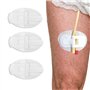 Autocollants de fixation de stabilisation de cathéter-Support de sac de jambe de tube urinaire Coussinet adhésif antidérapant Co