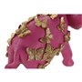 Figurine Décorative Home ESPRIT Doré Fuchsia Eléphant 26 x 13,5 x 19 cm