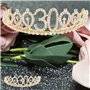 30e Anniversaire Tiara et Sash Strass Couronne pour 30 & Fabulous Sash et diadème 30 ans Tiara pour la Fête du Bon Anniversaire 
