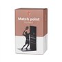 Balvi Serre-Livres Match Ball Couleur Noir Soutien aux Livres de bibliothèque avec Un Joueur de tenni