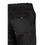 Velilla Pantalon multipoches 103004, Noir,vert citron, XXXL
