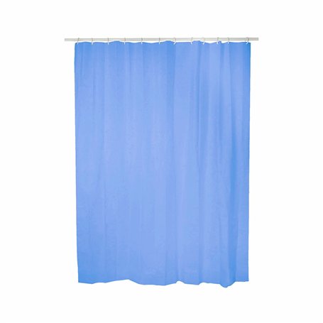 Rideau de Douche Exma Bleu PVC 140 x 180 cm