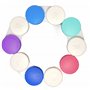 SUUM Lot de 20 porte-lentilles de couleur en 5 couleurs différentes | Étui pour lentilles de contact dans différentes couleurs |