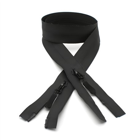 DOJA Barcelona | Fermeture Éclair Double Curseur | Pack 1 | Fermeture Impermeable Nº7 | Longueur 95cm | Nylon | Double Curseur F