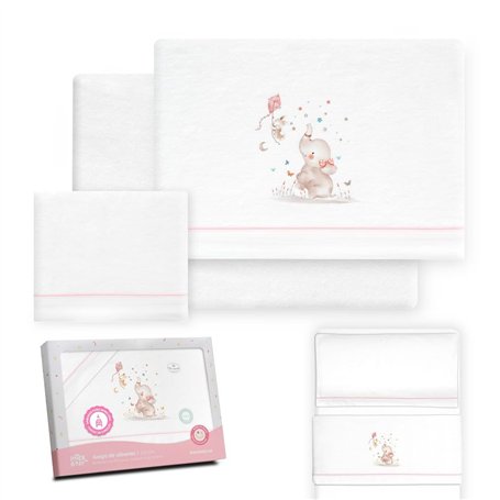 Interbaby - Parure de lit pour Berceau 50 x 80 cm