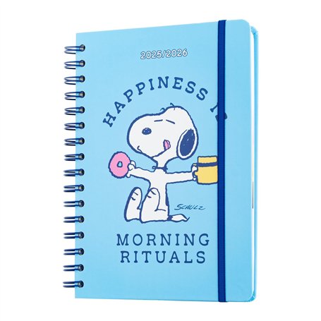 Grupo Erik - Agenda Scolaire Semainier 2025 2026 Snoopy | Format A5