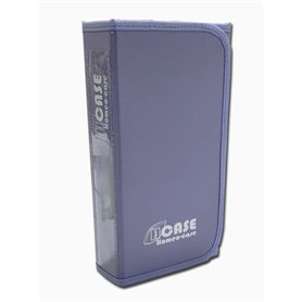 KINEPHARMA HOMEO-Case | Trousse homéopathie | 90 emplacements pour tubes de 4 g de Boiron | Mauve (tubes non inclus)