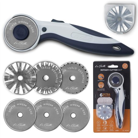La Canilla - Cutter Rotatif Couture 45mm pour Tissu