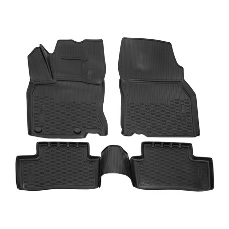 J&J AUTOMOTIVE | Tapis De Sol en Caoutchouc TPE Toutes Saisones pour Kadjar Depuis 2015