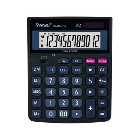Rebell Panther 12 Calculatrice de bureau
