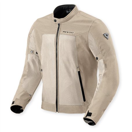 REV'IT! Eclipse 2 Veste de moto en maille pour homme Sable Taille M