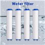 Filtre Pommeau de Douche,8 Pcs Filtre Douche en Coton PP de Douchette Anti-calcaire Amovible pour Douchette (87.5mm)