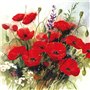 Ambiente Serviettes en papier 3 plis Motif coquelicots sauvages
