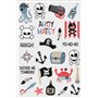 Folat Décoration anniversaire enfant Party-25 pièces-Tatouages ​​Crâne Chapeau Accessoires Fête Pirate Fille Garçon