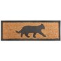 Esschert's Design RB170 Paillasson en Caoutchouc et Fibre de Coco Motif Chat