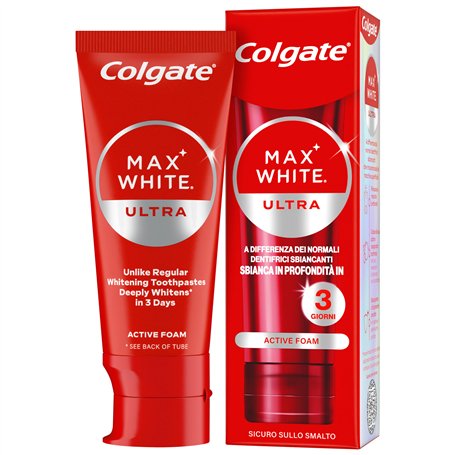 Colgate Dentifrice blanchissant Max White Ultra Active Foam