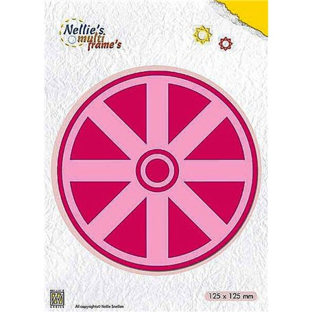 Nellie's Choice Matrice de Découpe Roue Ronde-6 Multi Frame 12