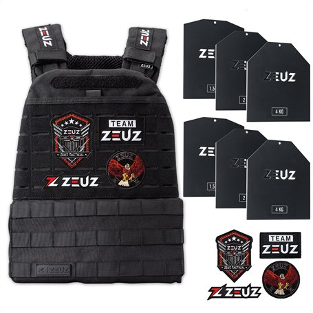 ZEUZ® Veste de musculation Crossfit & Fitness 16