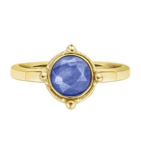 Bague Femme CO88 Collection 8CR-10020 Doré Bleu 20