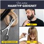 SCHMIEDWERK Ciseaux de coiffeur - Coupe nette et précise - Coupe de cheveux parfaite pour homme et femme - Ciseaux de coiffure p