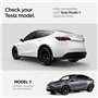 Spigen Model Y Bavettes Garde-Boue Anti-Éclaboussures, Pas Besoin de Percer, Forte Ténacité et Durable - Lot de 4 bavettes