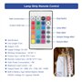 CUTULAMO Télécommande sans fil à bande lumineuse, bandes LED avec télécommande Mini 5-24V 24 touches RVB LED Réglage de la lumin