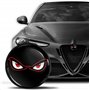 SkinoEu Compatible avec L'emblème Alfa Romeo pour Capot Avant, Emblème de Coffre Arrière 74 mm Giulietta 940 Mito 156 147 159 GT