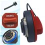Arotzelox Bouchon de réservoir de carburant A2224700105 pour W176 W117 X156 W205 W213 Couvercle de carburant diesel rouge, bouch