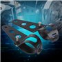 Support de Phare Moto 33-43 mm Support Phare Moto Universel N-oir Pour Chopper Moto Fighter Tube Street Racer pour Chopper Cafe 