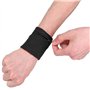 Bracelet de Portefeuille Unisexe Bracelet de Sport Doux Respirant avec Poche à glissière pour Courir la Marche à Pied Gym(Noir)
