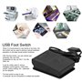 Yosoo Commutateur de pédale USB Professionnel, pédale d'action de contrôle de Souris de Clavier de Jeu Portable pour Ordinateur