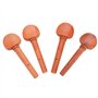 4 Pièces Jujube Bois 4/4 Cordes de Violon Piquets de Réglage Pièces Accessoire D'instrument de Remplacement pour Remplacer Votre