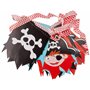 amscan 9902134 Guirlande de fanions Pirate