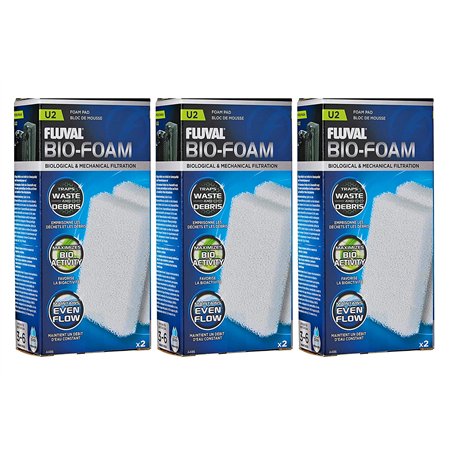 FLUVAL A486ACCESSOIRES POUR ÉTANG PACK DE 2 BLOCS DE MOUSSE FILTRANTE U2