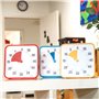TIME TIMER Classroom Set Couleurs Primaires Minuterie Visuelle 60Min Cartes D'Activité Effaçables Sec Salle Classe Centres d'app