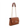 GUESS Silvye Convertible Xbody Flap Bag Cognac
