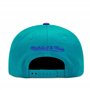 Mitchell & Ness Charlotte Hornets Team Two Tone Red Line Solid Flex Snapback Capsule Charlotte Hornets Team Two Tone Red Line So