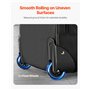 VEVOR Sac à roulettes pour Ordinateur Portable 15,6 Pouces, Mallette à roulettes pour PC, Poignée Télescopique à 4 Hauteurs, Tis