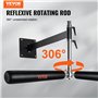 VEVOR Support Mural Boxe Spinning Bar Réglable Punching Spinning Bar Boxe Speed Trainer avec Gants Black Reflex Boxe Équipement