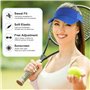 FCHUI Casquette pare-soleil – Casquette de baseball pour femme et femme, longue visière plus épaisse, bandeau réglable pour le g