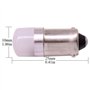 Ampoules de voiture LED de BA9S T4W, lampe blanche 6000K de 9V-24V 200LM SMD 3030, pour feux de plaque d'immatriculation d'éclai
